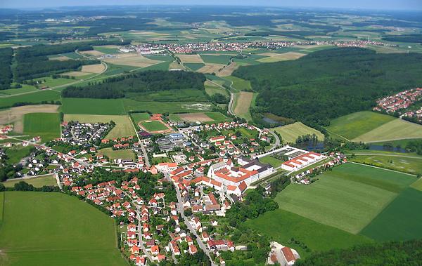 Kaisheim, Kloster, Luftbild, Laumer